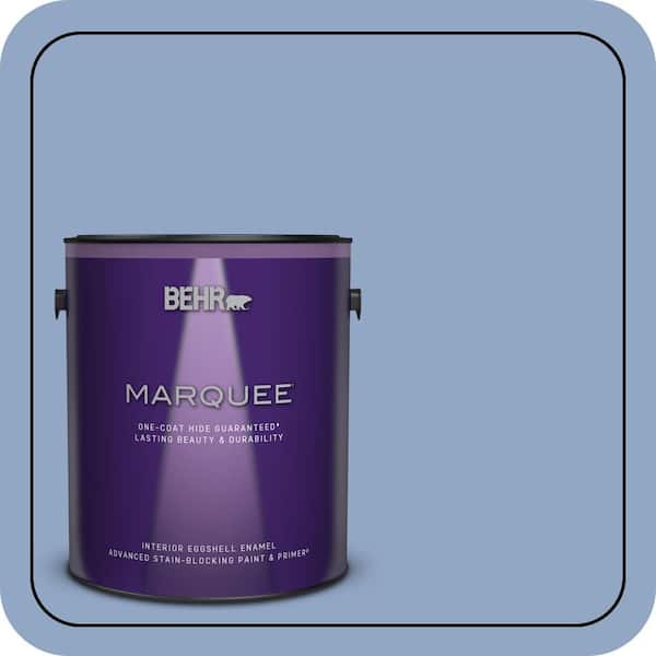 BEHR MARQUEE 1 gal. #PPU15-13 Blue Hydrangea One-Coat Hide Eggshell Enamel Interior Paint & Primer