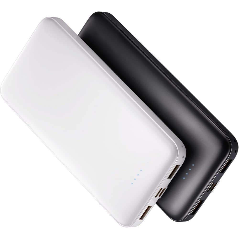 2-Pack 10000mAh Dual USB Portable Charger USB-C Fast Charging Power Bank for iPhone 15/14/13 Galaxy S23/22 Pixel price history on PriceWatchPro
