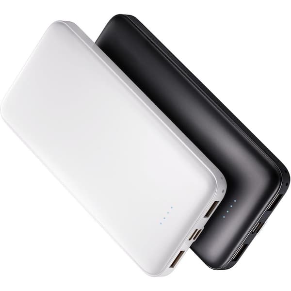 OBJLGEV 2-Pack 10000mAh Dual USB Portable Charger USB-C Fast Charging Power Bank for iPhone 15/14/13 Galaxy S23/22 Pixel