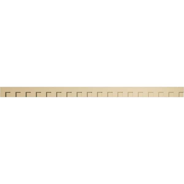 1 in. D x 5 in. W x 90 in. L Primed Polyurethane Panel Moulding