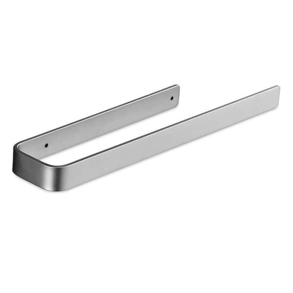 Thicken Space Aluminum Square Wall Mounted Towel Ring in Gun Grey