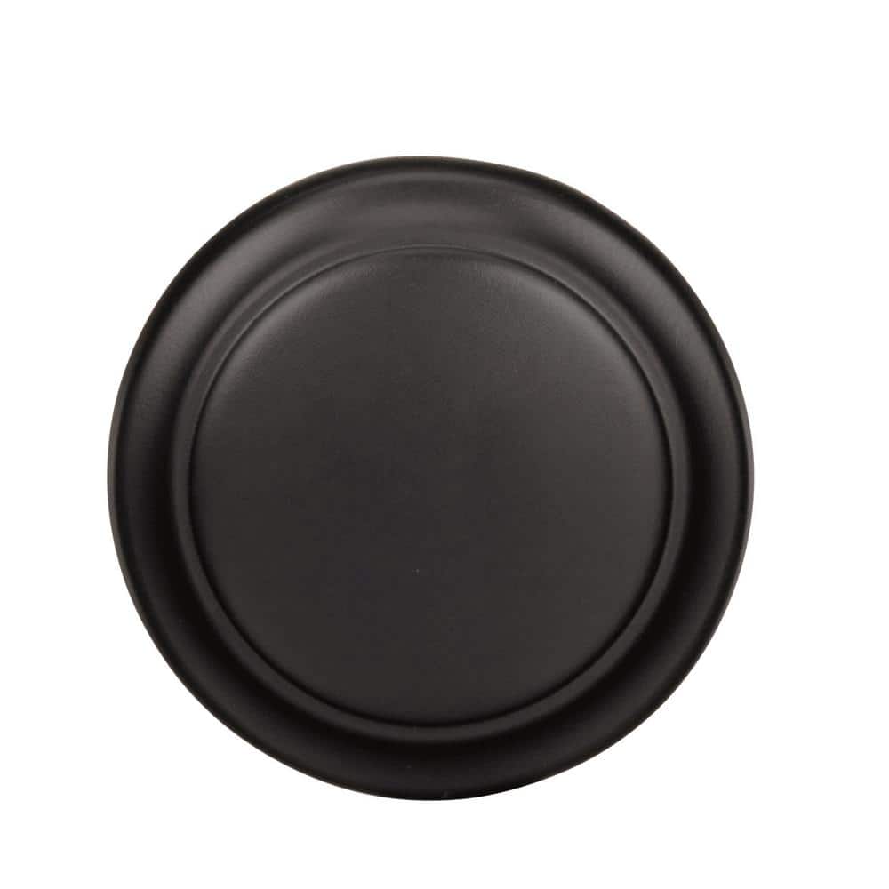 Highland Ridge Black Bronze Round Cabinet Knob with Mounting Hardware