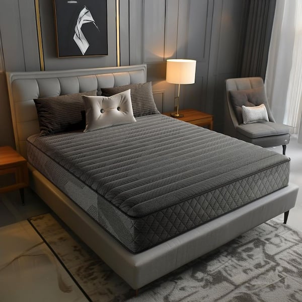 Cooling Breathable King Medium Hybrid Memory Foam 10 in. Bed-in-a-Box Mattress