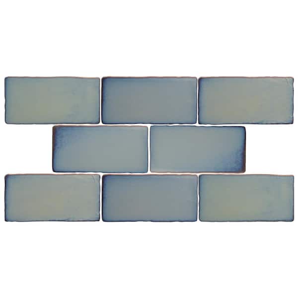 Merola Tile Antic Special Griggio 3 in. x 6 in. Ceramic Wall Take Home Tile Sample
