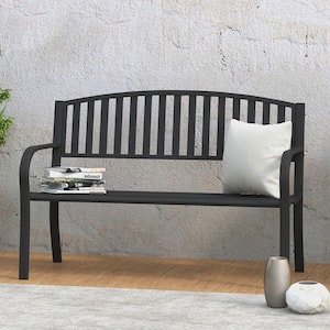 4 ft. Steel Outdoor Patio Bench