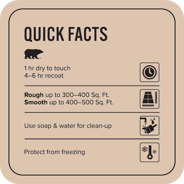 BEHR PREMIUM - 1 gal. #N250-2A Bali Sand Self-Priming 1-Part Epoxy Satin Interior/Exterior Concrete and Garage Floor Paint