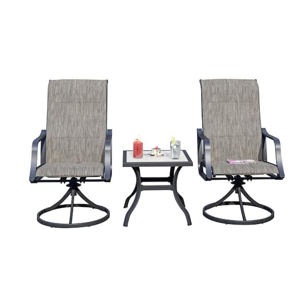 3-Piece Metal Outdoor Bistro Set