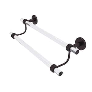 Clearview 24 in. Double Towel Bar in Antique Bronze