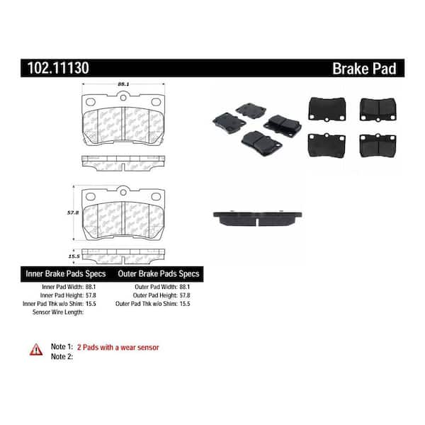 Centric Parts Disc Brake Pad Set