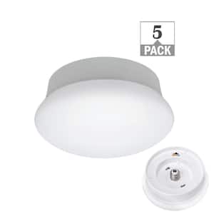 Spin Light 7 in. Closet Light LED Flush Mount 810 Lumens 3000K 4000K 5000K Laundry Room Hallway Stairs (5-Pack)