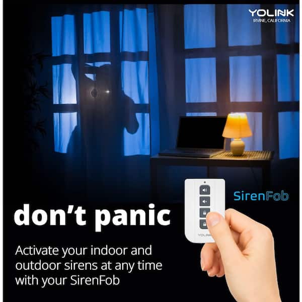 YoLink Smart Home Outdoor Alarm Controller and Siren YS-7107-ES626
