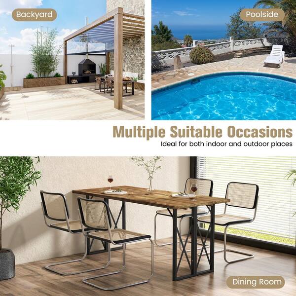 Heavy patio dining online sets