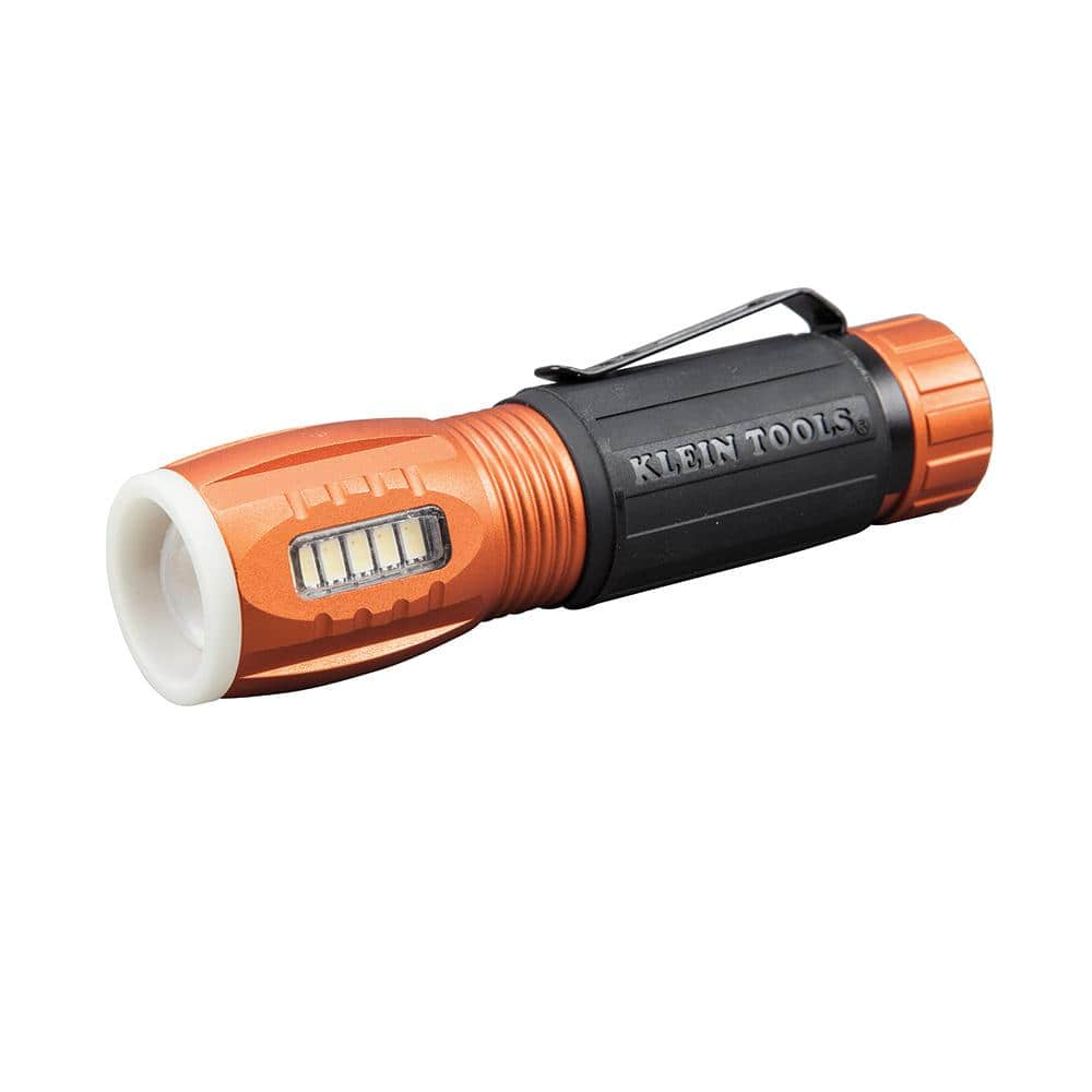 Klein Tools Rechargeable LED Flashlight with Worklight, 500 Lumens, 5 Modes  56412 - The Home Depot