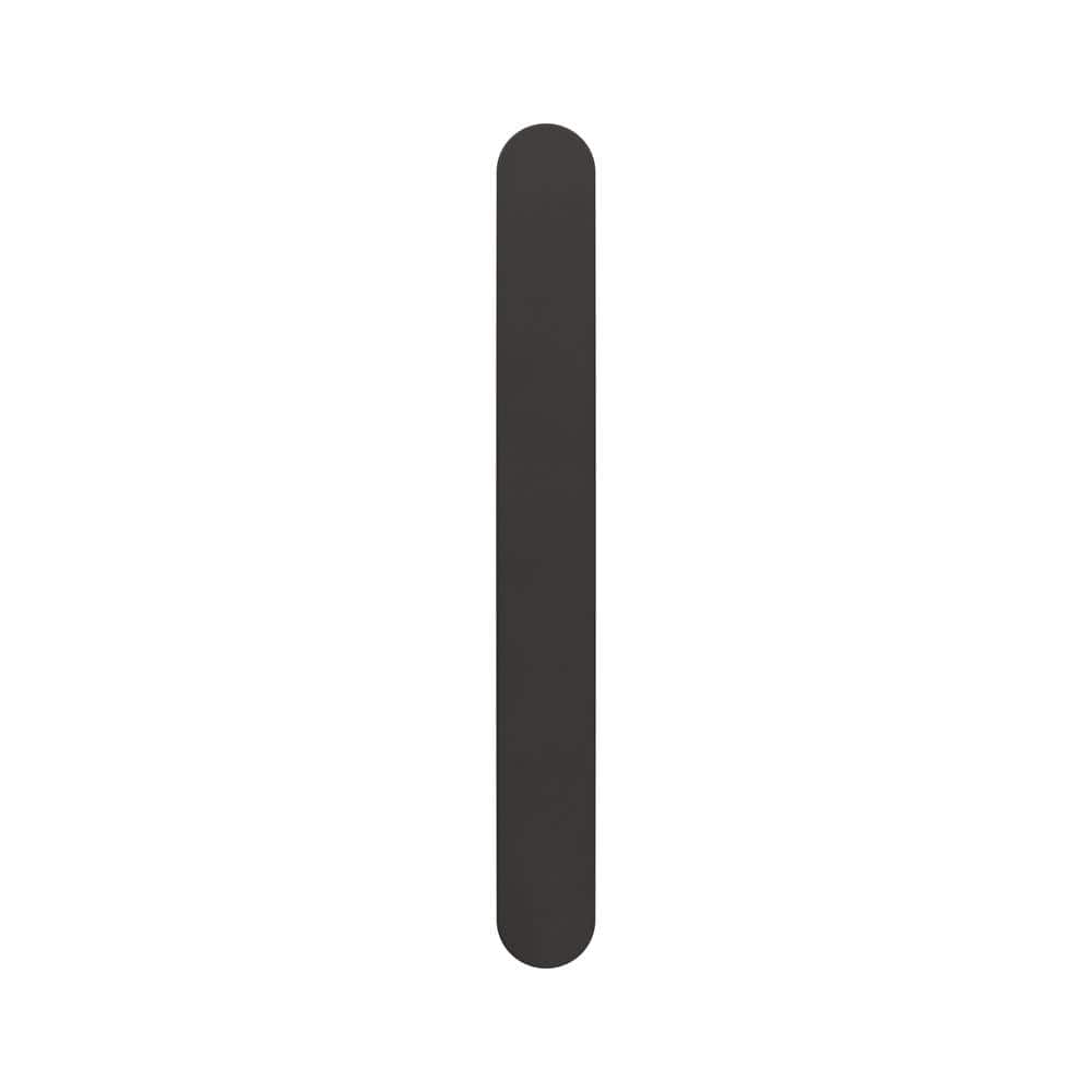 Amerock Rift 3-3/4 inch (96mm) Center-to-Center Matte Black Cabinet Pull