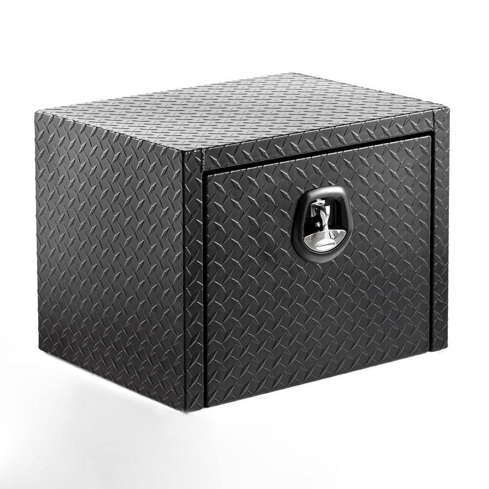 24-inch Black Aluminium Underbody Waterproof Truck Tool Box, Heavy-Duty Underbed Tool Storage Box with lock price history on PriceWatchPro