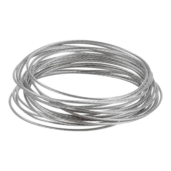 1-1/4 in. x 9 ft. 50 lb. Stainless Steel Hanging Wire