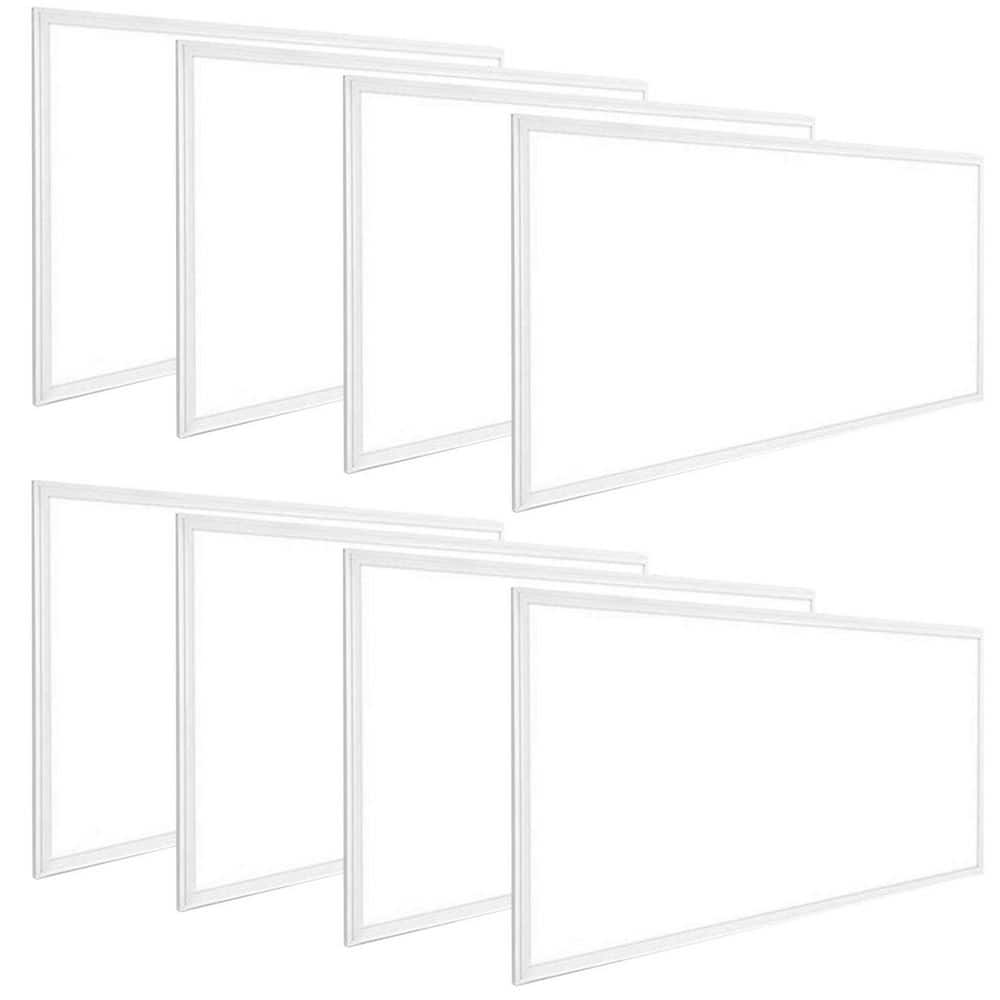 KOAOEIRS 2 ft. x 4 ft. Dimmable White Integrated LED Edge-Lit 5000K ...