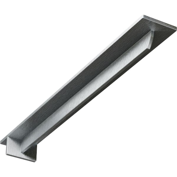 Ekena Millwork 24 in. x 3 in. x 2 in. Steel Unfinished Metal Heaton Bracket