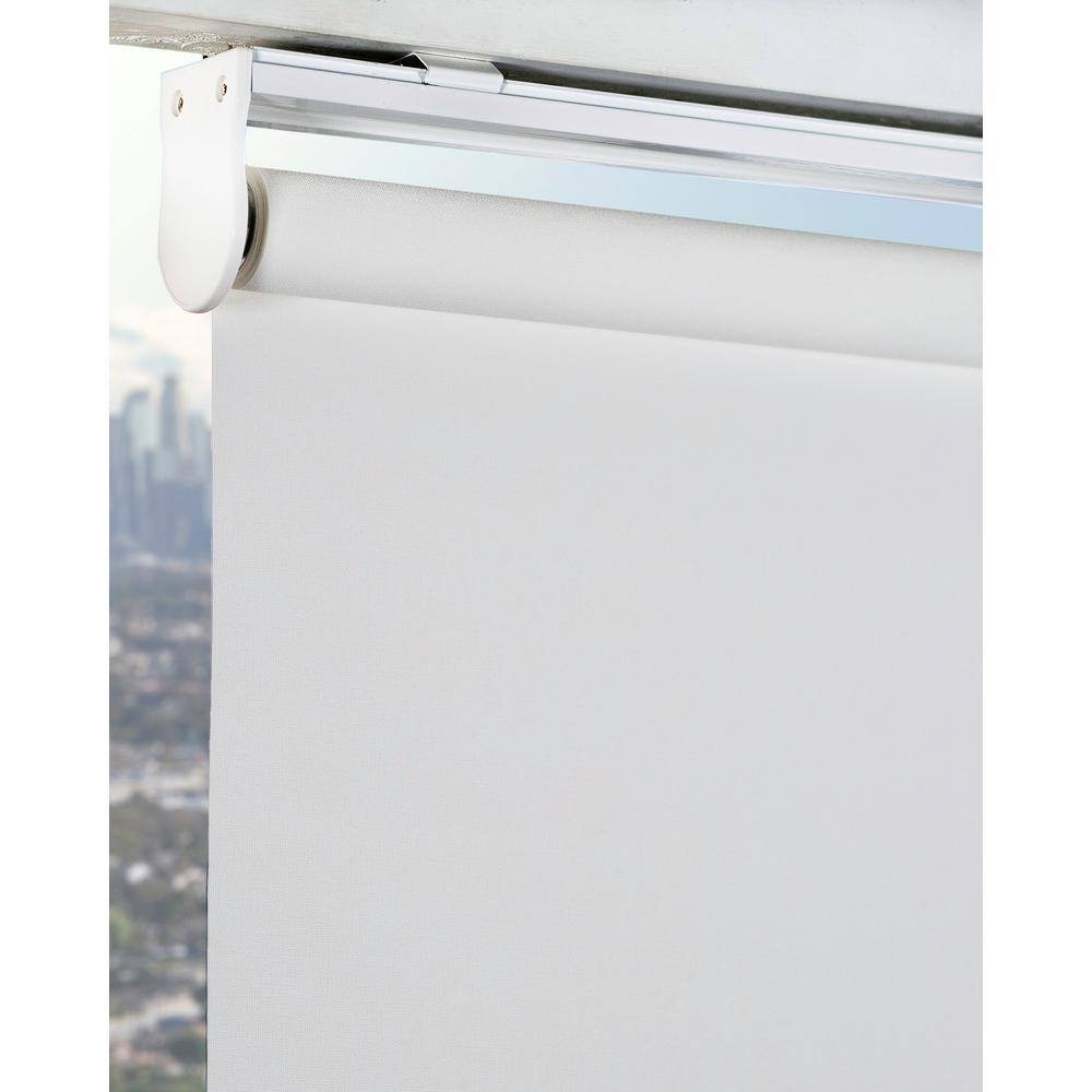 Urban White Cordless Light Filtering Fabric Roller Shade 35" x 72"