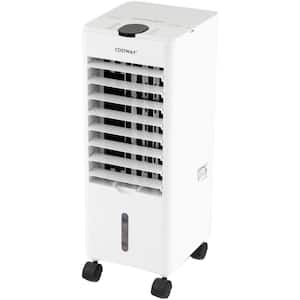 130 CFM 3-Speeds Portable Evaporative Air Cooler Fan Oscillating Swamp with Modes Remote 100 sq.ft.