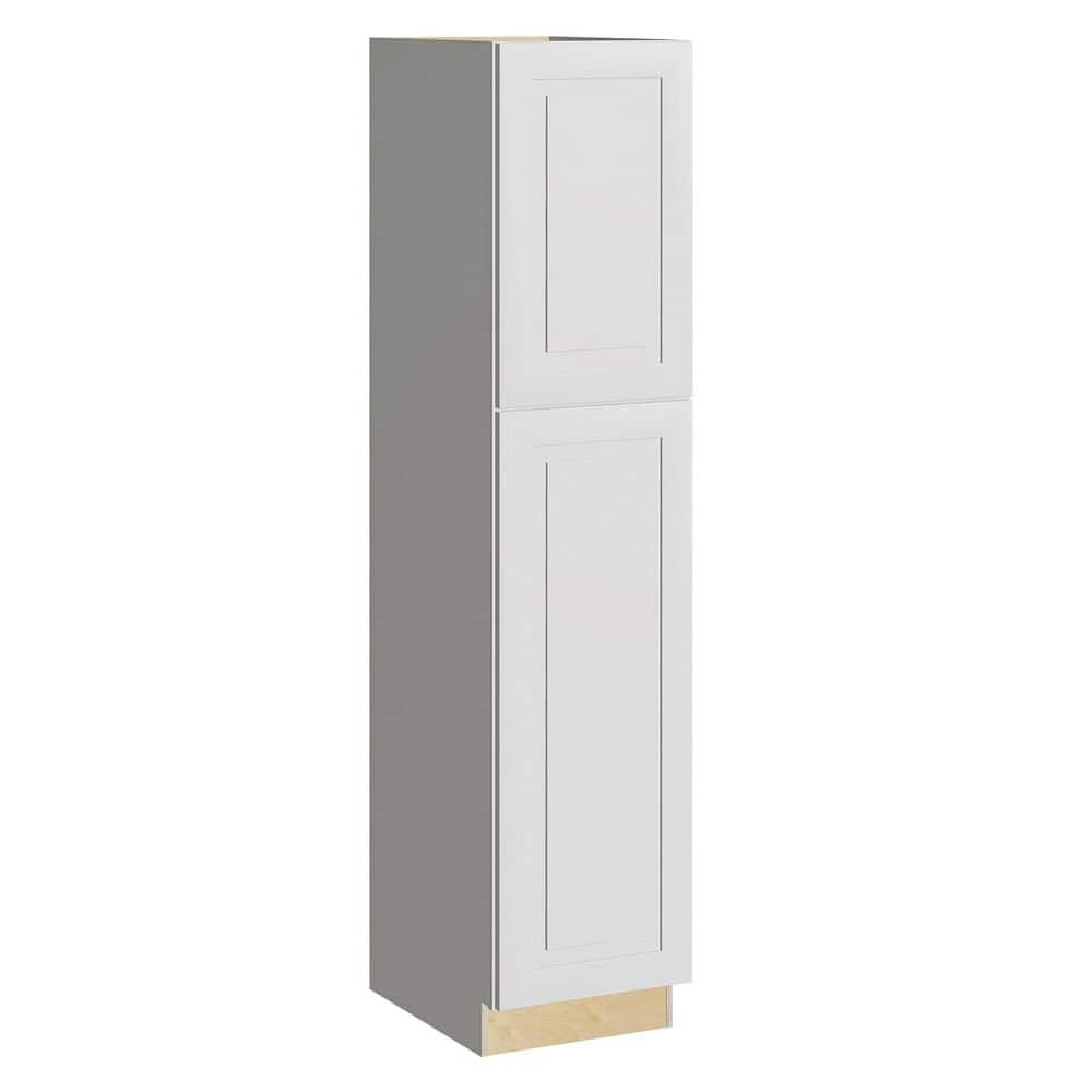 Grayson 18 in. W x 24 in. D x 96 in. H Assembled Plywood Pantry Kitchen Cabinet in Pacific White with Soft Close RH price history on PriceWatchPro