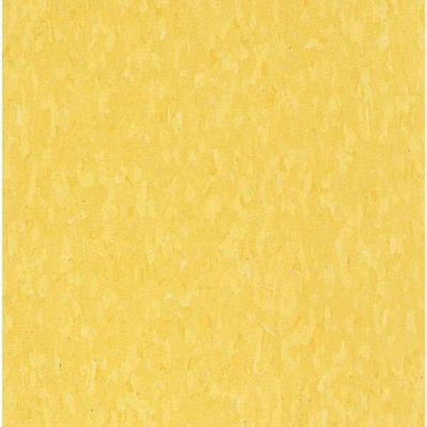Armstrong Flooring (Sample) Imperial Texture Lemon Yellow Water Resistant Speckle Glue (Adhesive) VCT Tile Armstrong Flooring (Sample) Imperial Texture Lemon Yellow Water Resistant Speckle Glue (Adhesive) VCT Tile