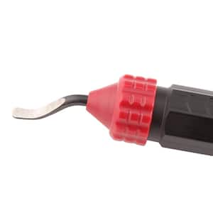 Swivel Blade Deburring Tool with Quick Release Cap and Blade Storage