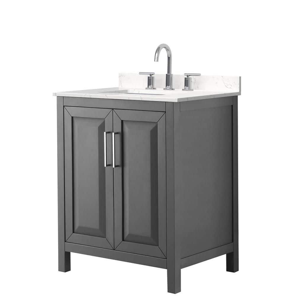 Daria 30 in. Single Freestanding Dark Gray Bath Vanity with Top price history on PriceWatchPro