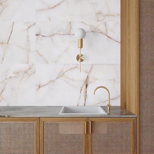 Spanish Oriva Gold 12 in. x 24 in. Matte Marble Look Porcelain Floor and Wall Tile (25-Pieces, 53.8 sq. ft./Pallet)