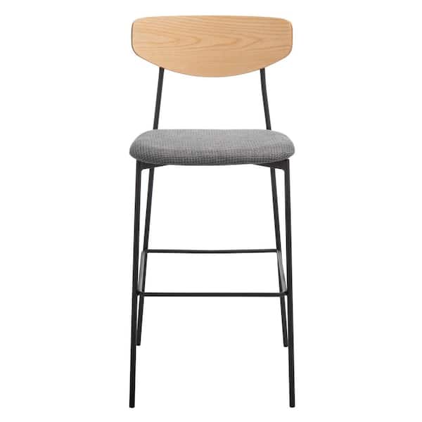 SAFAVIEH Ryker Gray Barstool Bar Stool