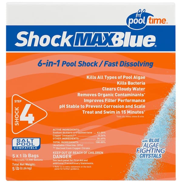 Pool Time MAXBlue2 5 lbs. Shock (1 lb. 5-Pack)