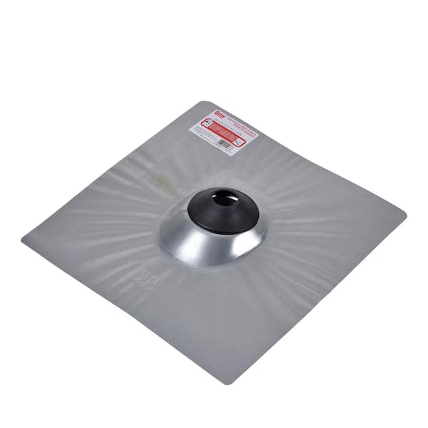 Oatey No-Calk 18 in. x 18 in. Galvanized Steel Drip Edge Vent Pipe Roof Flashing with 2 in. Diameter