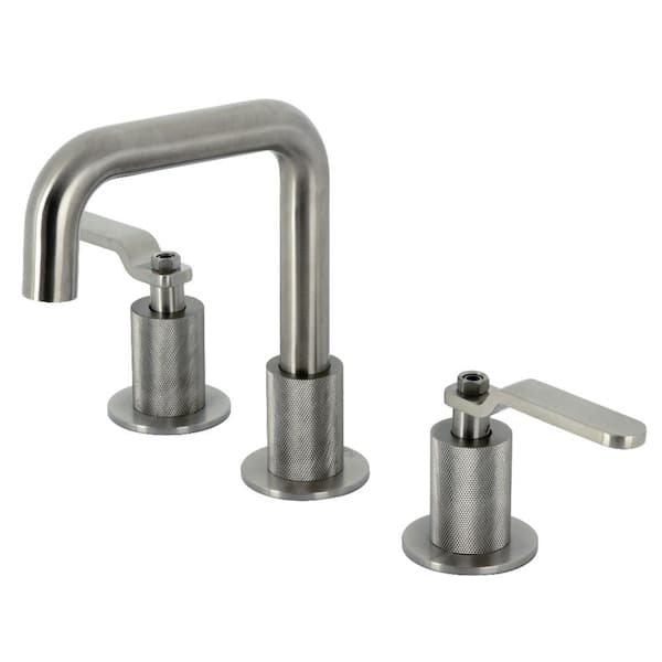 Kingston Brass Whitaker 8 in. Widespread 2-Handle Bathroom Faucet in Brushed Nickel
