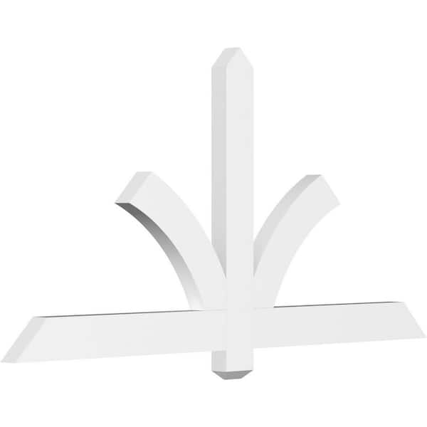 Ekena Millwork Redmond 60 in. W x 30 in. H x 2 in. D Signature Polyurethane Bracket