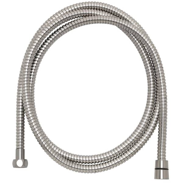 Glacier Bay 86 in. Stainless Steel Replacement Shower Hose in Brushed Nickel