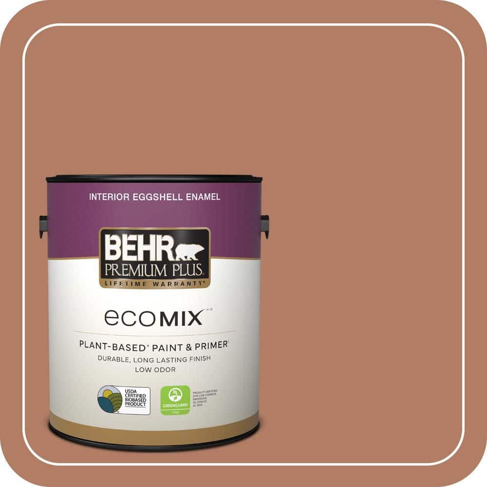 1 gal. #PMD-84 Pecan Eggshell Enamel EcoMix Plant-Based Interior Paint & Primer price history on PriceWatchPro