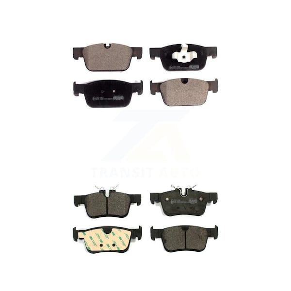 TEC Front Rear Ceramic Brake Pad Kit For 2018-2019 Volvo XC60 With 322mm Diameter Rotor KTC-100561