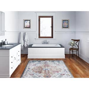 PROJECTA 60 in. x 36 in. Acrylic Rectangular Drop-in Whirlpool Bathtub in White