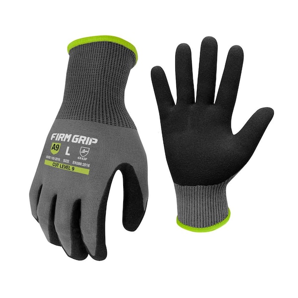 FIRM GRIP Medium Precision Grip ANSI A9 Cut Resistant Work Gloves