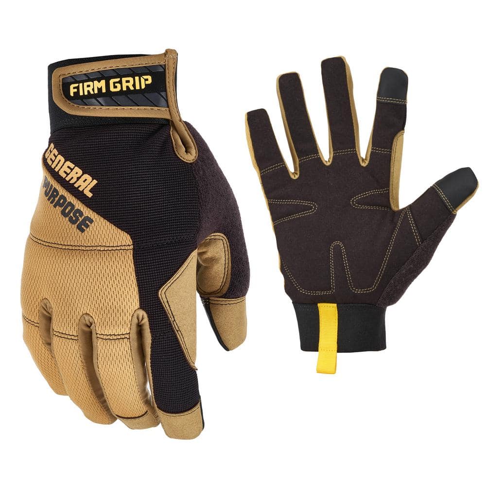 General Purpose Work Gloves: Large, Nitrile Coated, Nylon 45-100-L