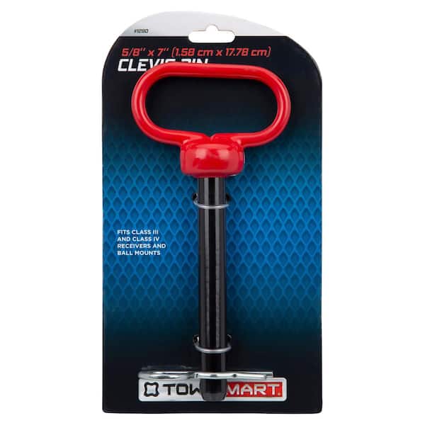 TowSmart 5/8 in. x 7 in. Steel Hitch Pin with Clip 1290 - The Home Depot