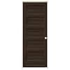 JELD-WEN 30 In. X 80 In. Conmore Espresso Stain Smooth Solid Core ...