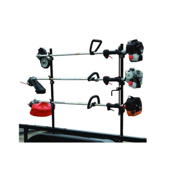 Lockable 3 Place Trimmer Rack For Open Trailers Storage Holder For Sale Online E - Foto 2