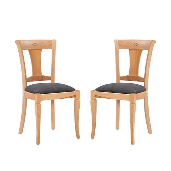 Linon Home Decor Biggio Natural Chair Uph Seat (2 Pk)