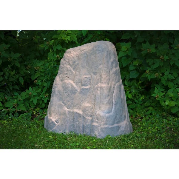 Emsco Extra-Large Resin Landscape Rocks in Deluxe Natural Textured Finish