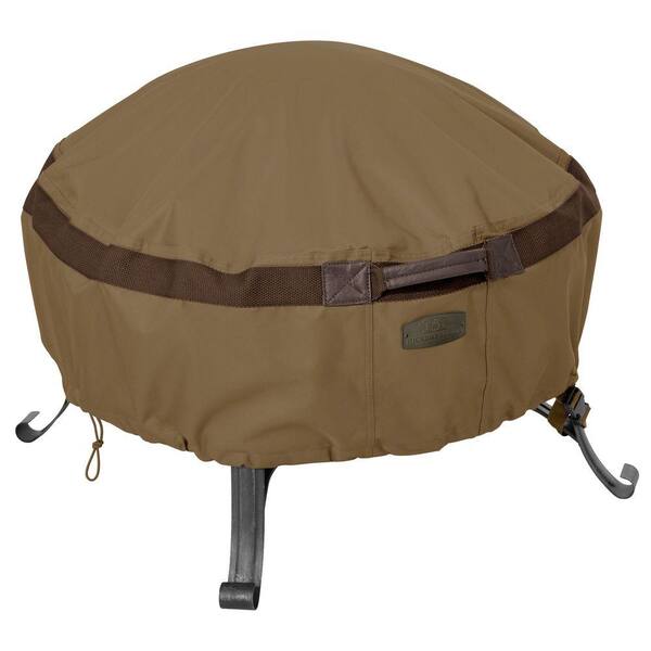 Classic Accessories Hickory Round 30 in. Full Coverage Fire Pit Cover