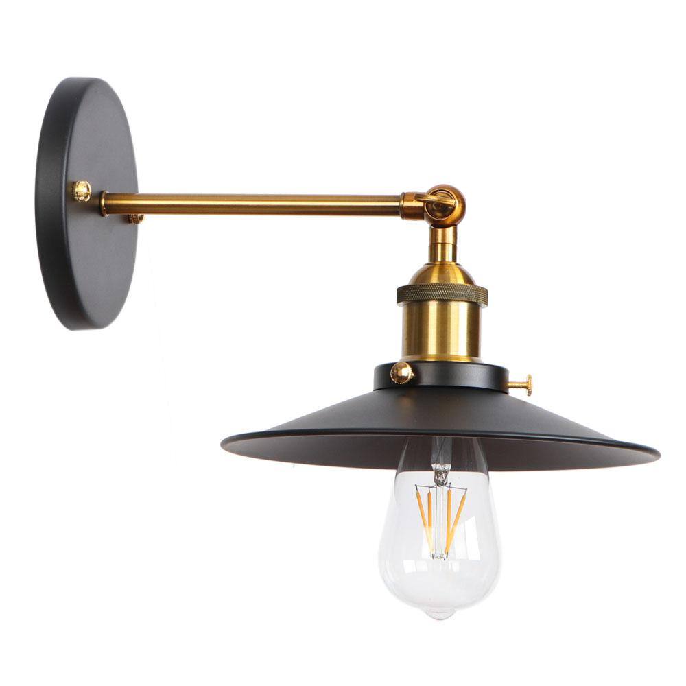 1Light Vintage Gold Sconce Wall LightingGLD318 The Home Depot