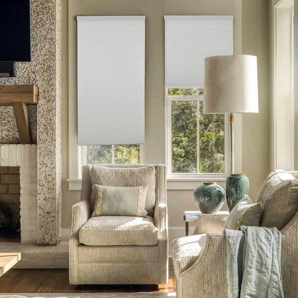 Chicology Cut-to-Width Evening Mist (Blackout) Cordless Cellular Shade - 54  in. W x 64 in. L CCSEM5464 - The Home Depot