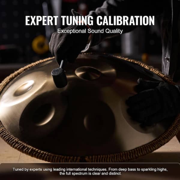 SKYSHALO Handpan Drum, 22in. & 9 Notes, D Minor Hand Drum, Hand