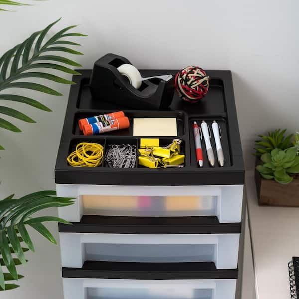IRIS 14.25 in. D x 12.05 in. W x 37.75 in. H 6-Drawer